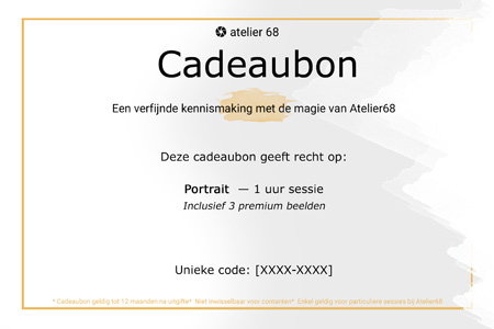 Portrait cadeaubon