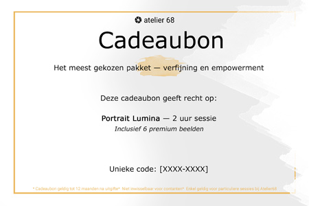 Portrait Lumina cadeaubon