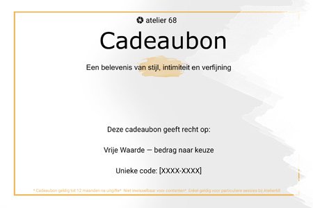 Cadeaubon vrije waarde